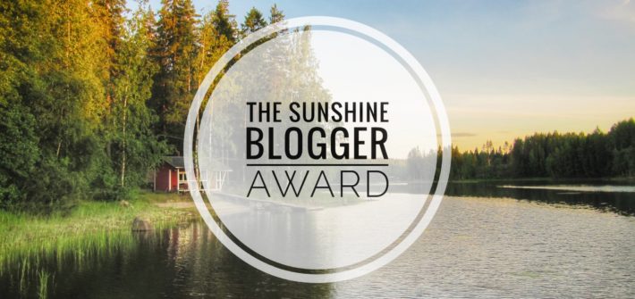 The sunshine blogger Award