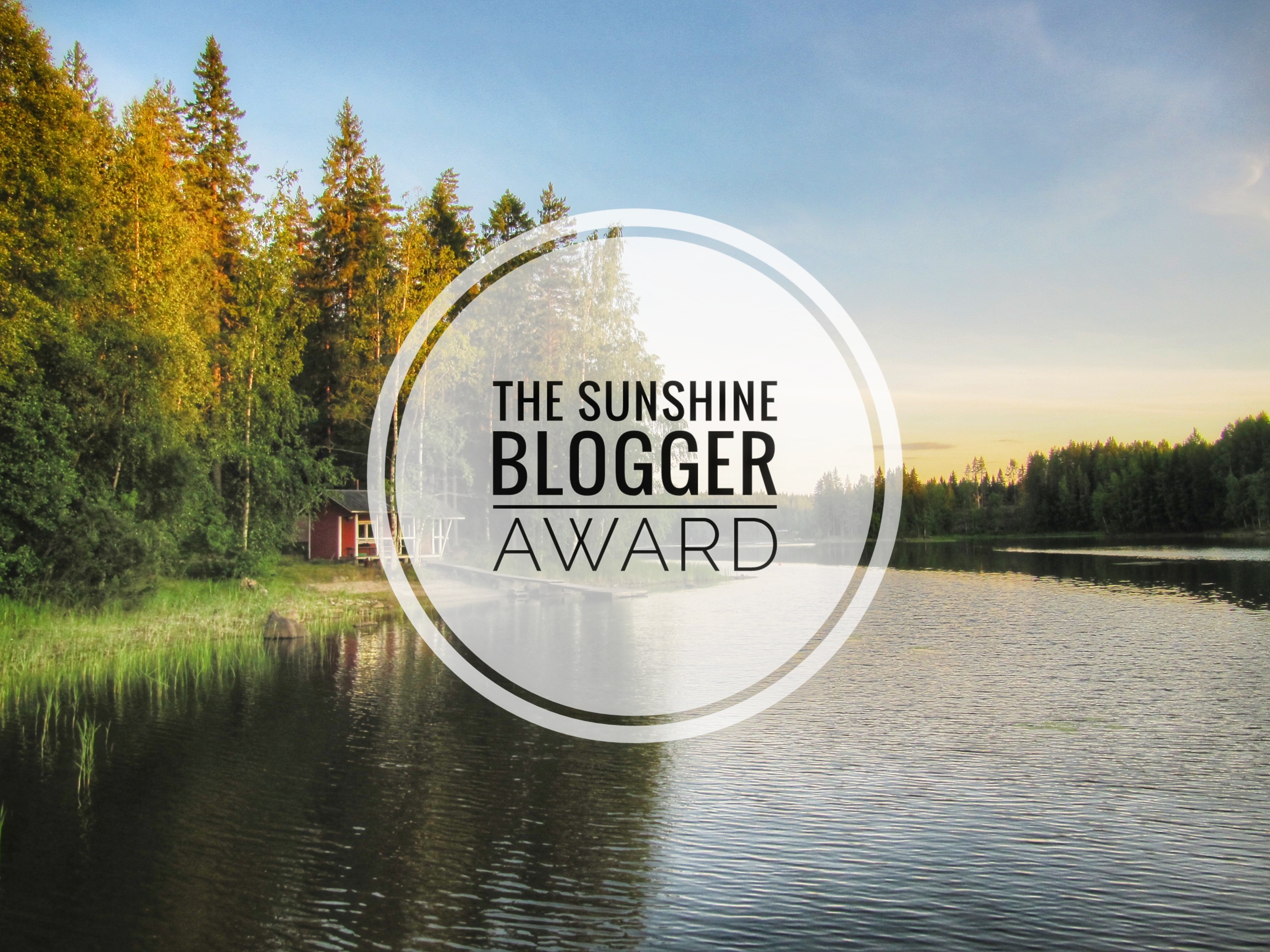 The sunshine blogger Award