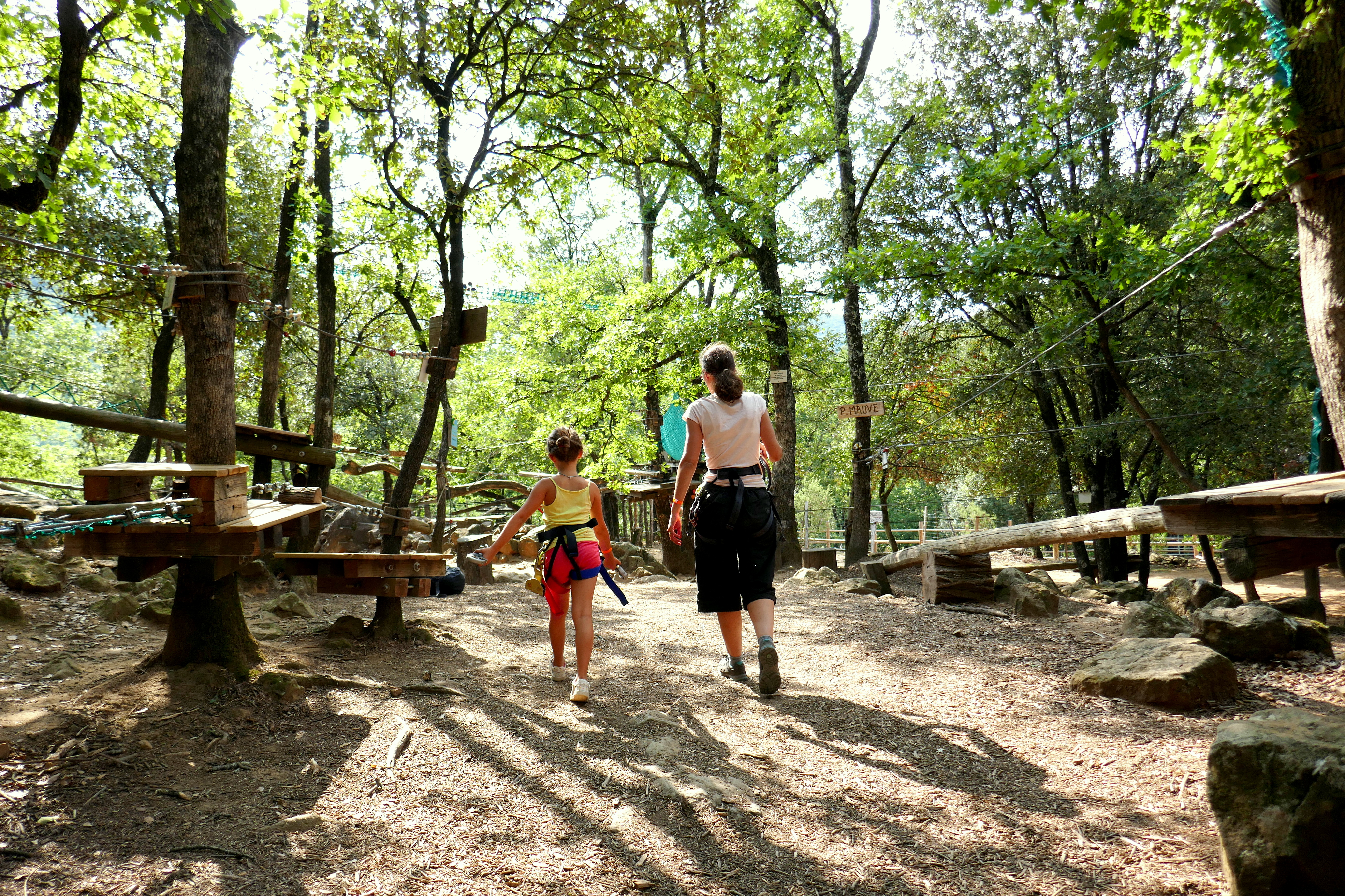 Parc et ferme Abracadabranche Thoiras Cévennes Tourisme Visite en famille blog