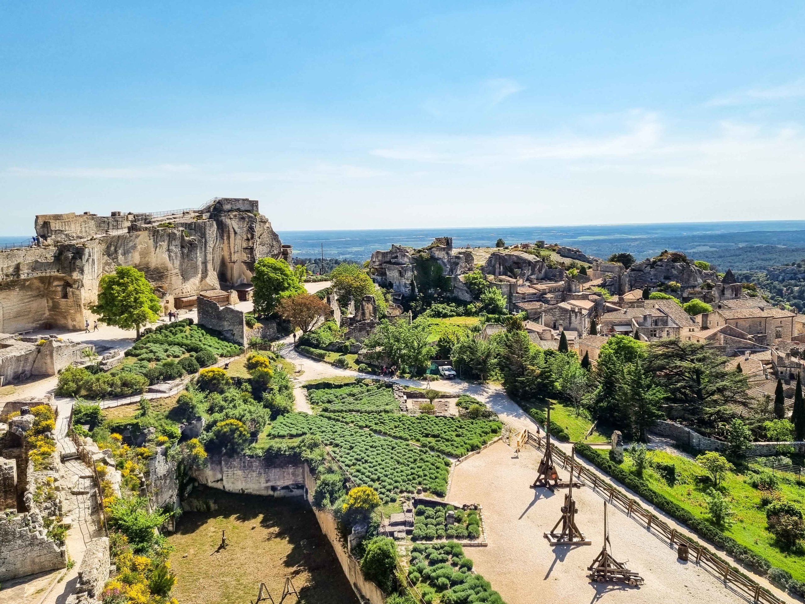 Les Baux de Provence depuis son château