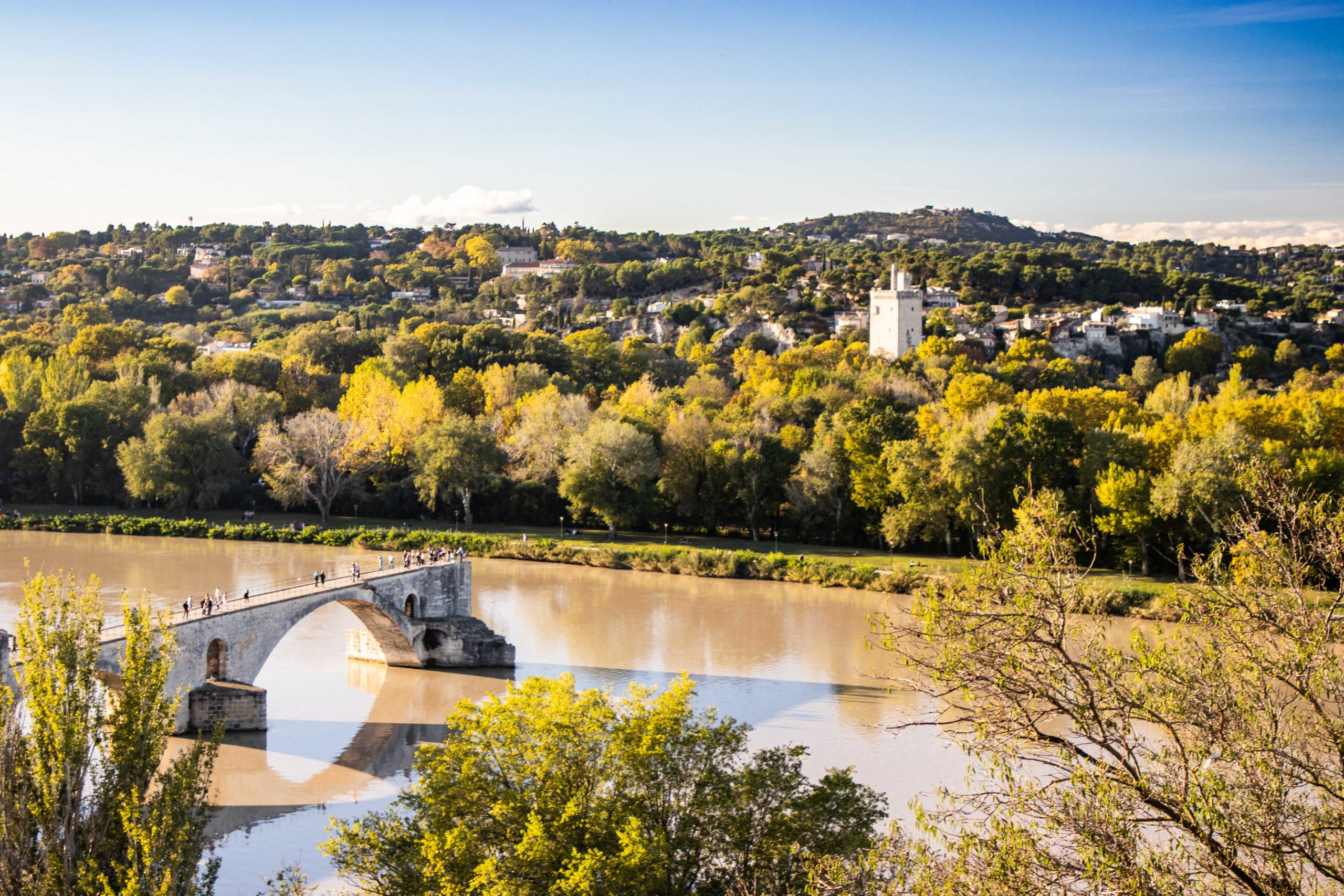 Le Pont d'Avignon et Villeneuve les Avignon 