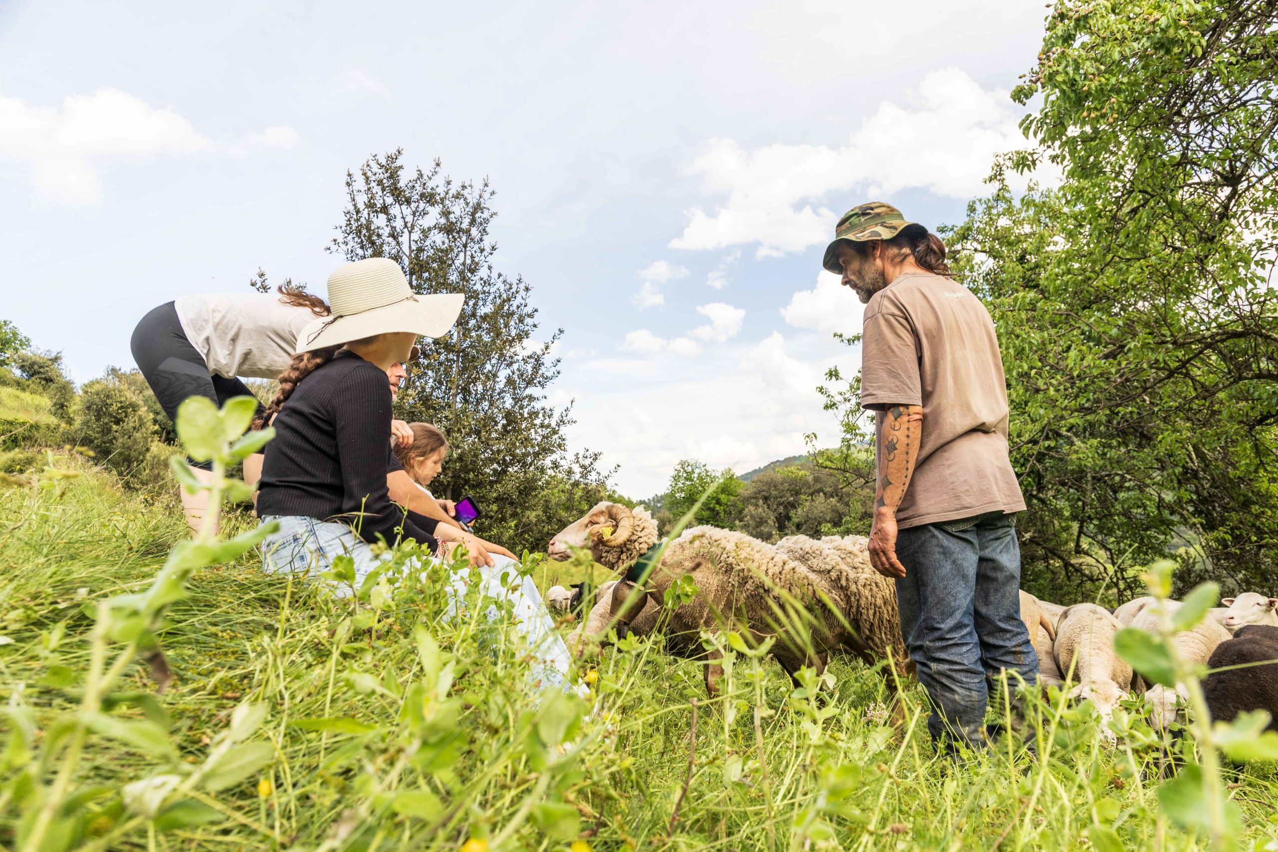 Berger Cévennes Lozère en famille 