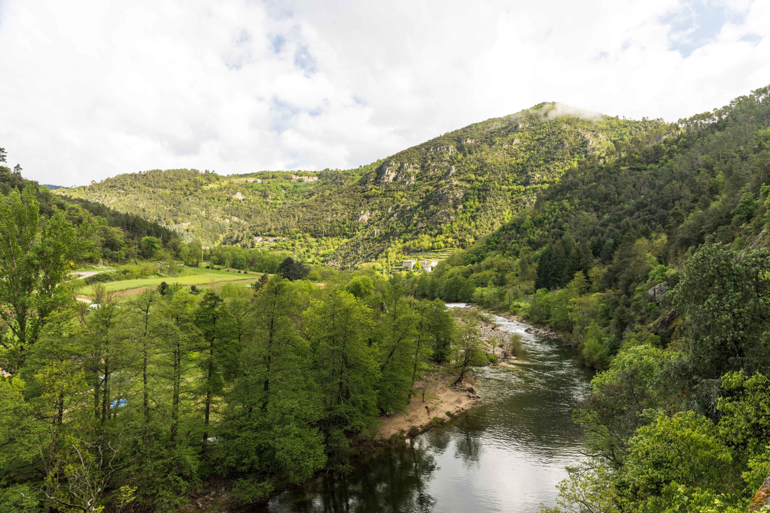  les Ollières sur Eyrieux - Ardèche - Dolce Via - Vélo 